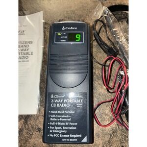 Cobra HH35 2-Way Portable Handheld 40 Channel CB Radio Needs Batteries